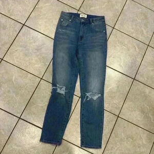 Rolla’s High Rise Slim Jeans Distressed Size 25